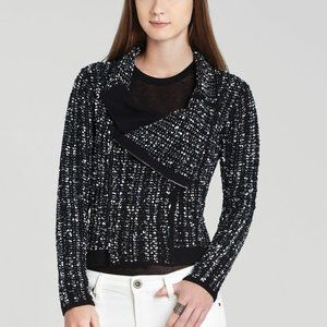 Vintage BCBGMaxazria Reeve Moto Cardigan Jacket (size S)
